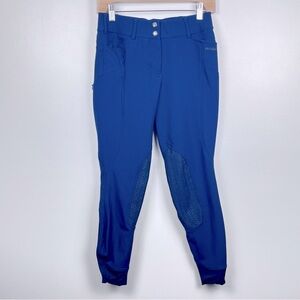 Ariat Pro Series Women's Navy Prelude Knee Patch Britches Size 22R; Equestrian